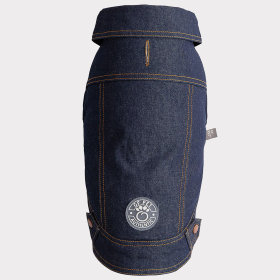 Denim Dog Jacket (size: 2XS)