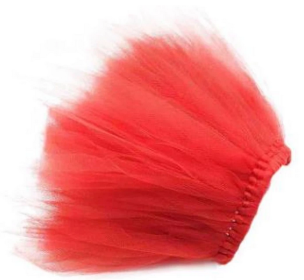 Red Christmas Dog Tutu Skirt (size: XS)