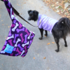 Pink-Purple Bone Yucky Puppy Dog Poop Bag Holders- Standard Size