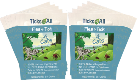 All Natural Flea and Tick Wipes 4 Cats (size: 10 count)