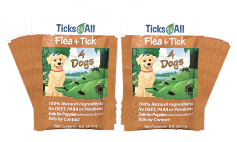 All Natural Flea and Tick Wipes 4-Dogs (size: 10 count)